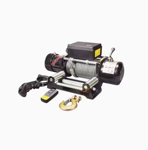 Tời Điện 12V/24V Gắn Xe Ô Tô – Tời Cứu Hộ Tự Cứu Cho Xe