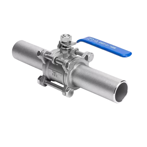 Van Bi 3 Mảnh Ống Nối Dài Bằng Thép Không Gỉ 304 3PQ61F