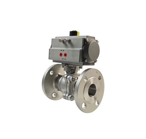 Van bi khí nén lắp bích inox 304, chịu nhiệt độ cao  DN15, 20, 25, 32, 40, 50, 65, 80, 100, 125, 150, 200