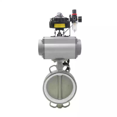 Van Bướm Khí Nén Bằng Thép Không Gỉ D671F-16P