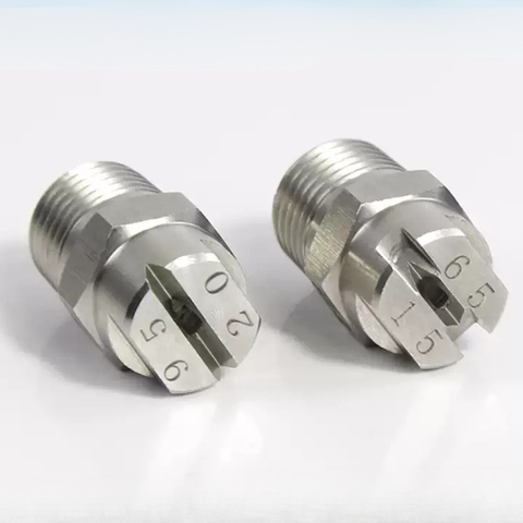 Vòi Phun Sương Hình Quạt Inox 304 Ren Ngoài 2 Điểm 65/95/110/01/08/03