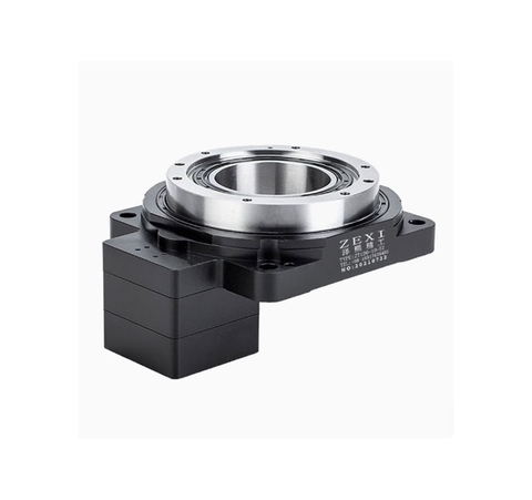 Vòng bi bàn xoay gắn động cơ secvor điều chỉnh góc quay 360 độ