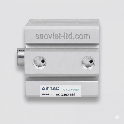 Xi lanh khí nén AirTAC ACQ12/16/20/25/32/40/50/63/80*100X200SB