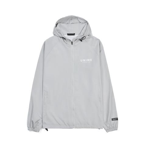 ÁO KHOÁC DÙ 2 LỚP UNIME ESSENTIAL UTILITY - XÁM