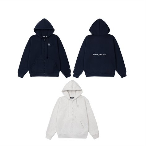 Áo khoác hoodie zip Unime Basic Logo Zipper