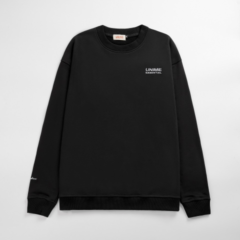 Áo Sweater Tay Dài My SunShine - Đen