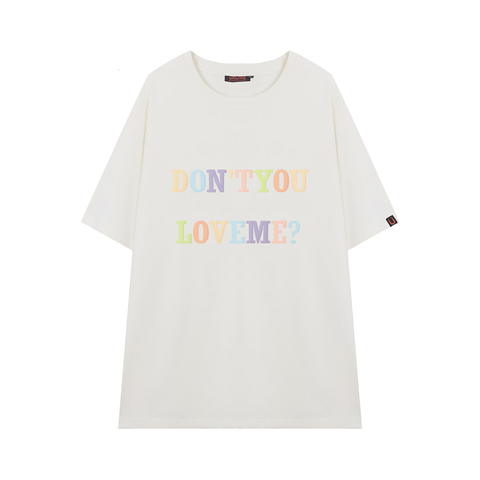 ÁO THUN NAM/NỮ UNIME DON'T YOU LOVE ME - KEM