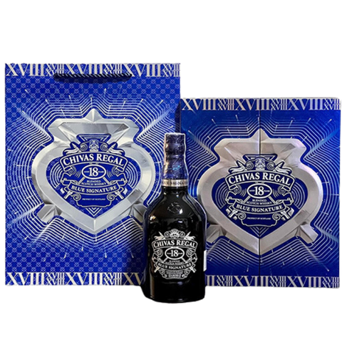 Chivas 18YO Blue Signature 750ml Hộp quà F24