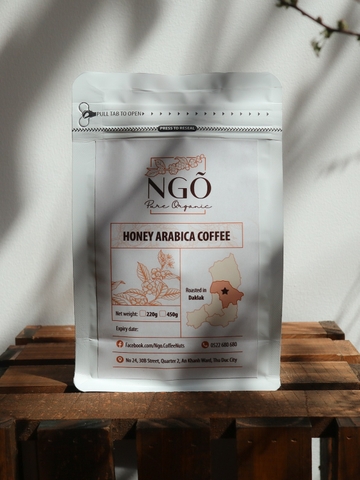 Túi Cà Phê Honey Arabica Coffee 220G - 100% ORGANIC đến từ Đắk Lắk