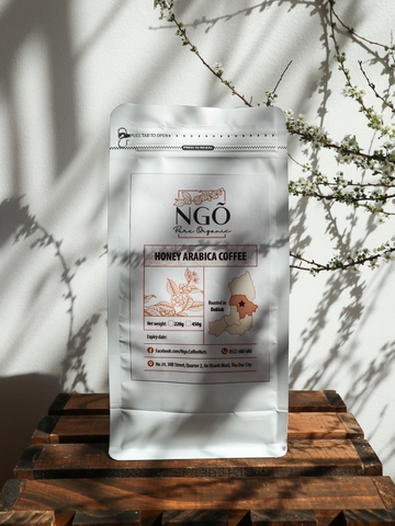 [NGÕ] Túi Cà Phê Honey Arabica Coffee 450G - 100% ORGANIC đến từ Đắk Lắk