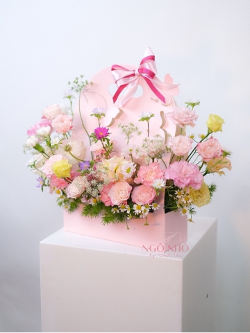 Giỏ hoa bướm 020