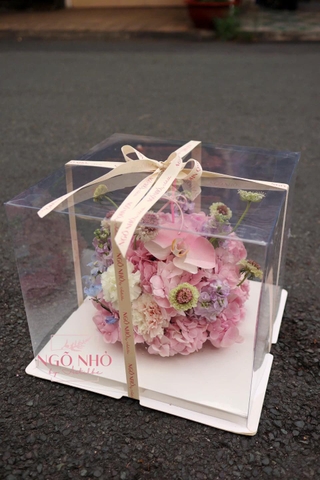 Mẫu Hoa Bánh Tone Hồng