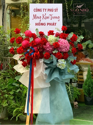 Kệ Hoa Chúc Mừng 238 | Hoa Nhập Khẩu