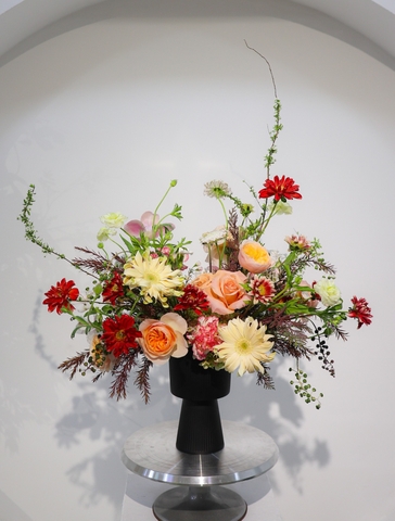 Bình Hoa 2 Mặt - Tone Đỏ Mix 256