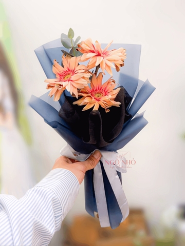 Bó Hoa Đồng Tiền Cánh Xoăn 008