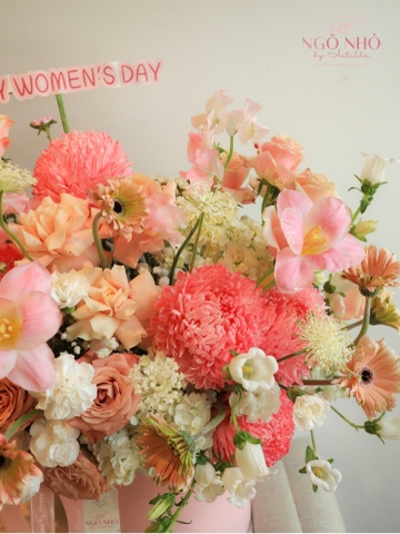 Hộp Hoa 030 - Tone Hồng