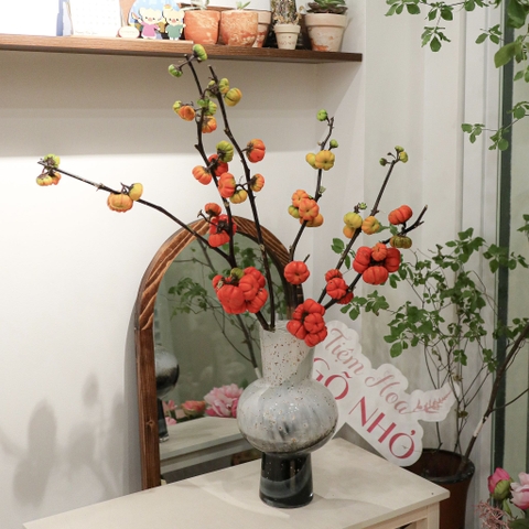 (Hoa Lẻ) Cành Bí Đỏ Mini Nhập Khẩu