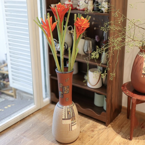 (Hoa Lẻ) Cành Chuối Hoa Sen Đỏ