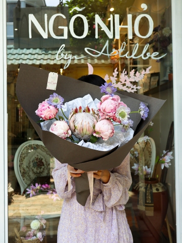 Bó Hoa Thảo Đường & Mẫu Đơn (Peony) 2392