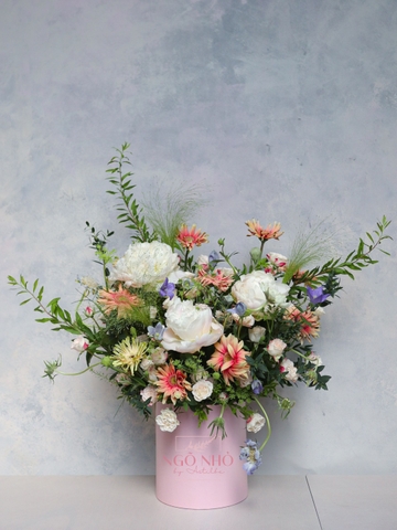 Hộp Hoa Peony | Mẫu Đơn "Tako No Yoosoi" Nhật Bản VIP