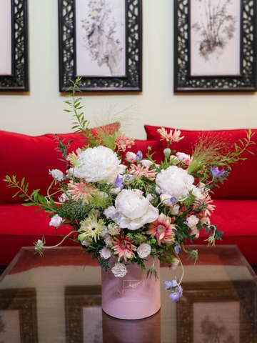 Hộp Hoa Peony | Mẫu Đơn "Tako No Yoosoi" Nhật Bản VIP