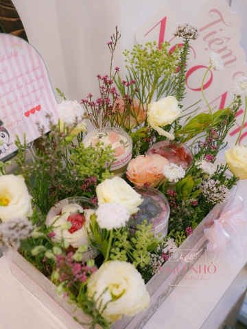 Khay Mica Bánh Ngọt & Hoa (No.3) | Quà Tặng Thú Vị Từ Nam Phi