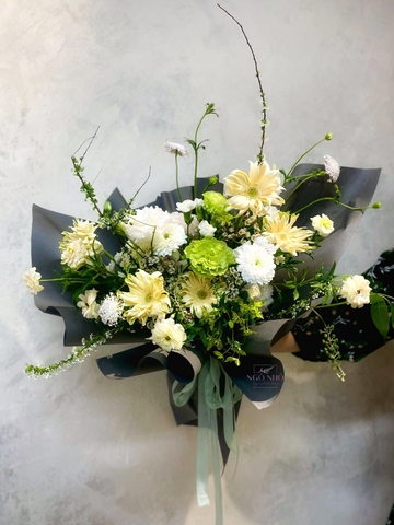 Bó hoa Tone Xanh Lá 003 - Style Garden