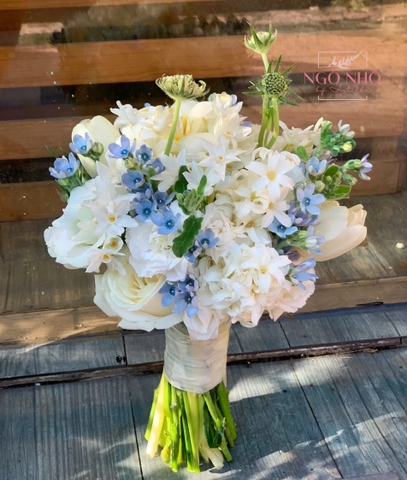 Hoa Cưới Dáng Tròn Thủy Tiên Daffodil