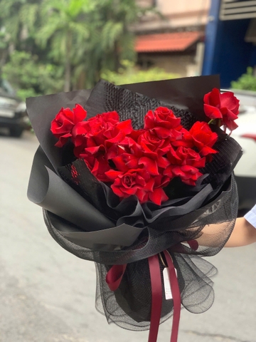 Bó Hồng Ecuador Đỏ