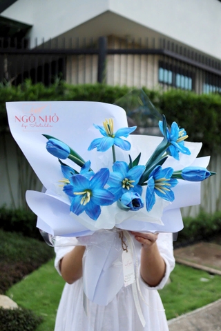 Bó tulip xanh avatar