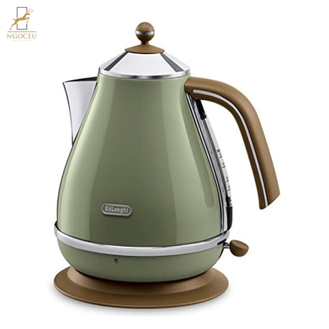 Ấm siêu tốc DeLonghi KBOV2001.GR 1.7L - Màu Xanh Lá Vintage (2000 W)