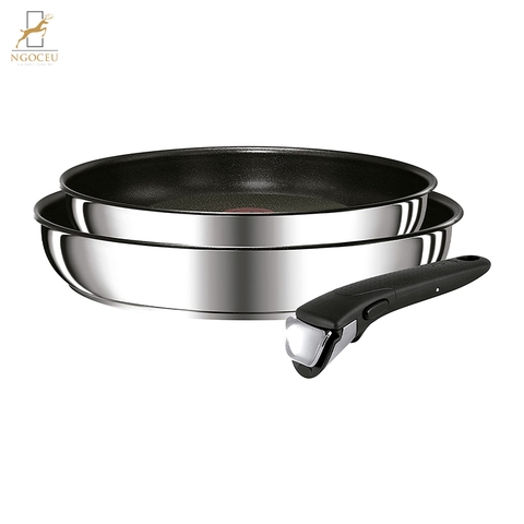 Set 2 chảo chung tay cầm Tefal L94090 Ingenio Preference Pfannen-Set 22 + 26 cm