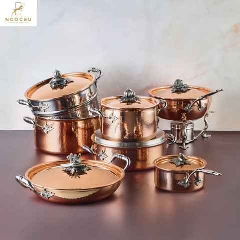 Bộ nồi Ruffoni 14 món trong hộp gỗ