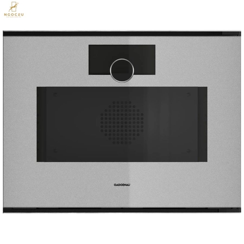 Lò nướng kèm hấp cánh phải Gaggenau Minimalistic GS250130 Sterling