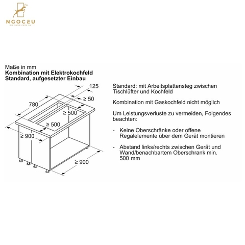 Máy hút mùi bàn đảo - Accent Line - Bosch DDW88MM66 - Series 8