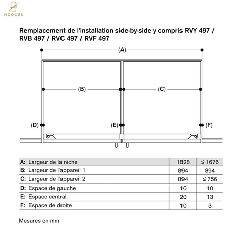 Tủ đông Vario Expressive 631L - Gaggenau RVF497190