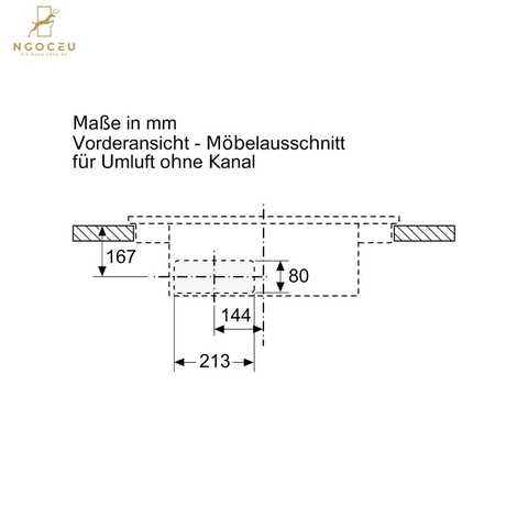 Bếp từ kết hợp máy hút mùi - Accent Line - Bosch PXX890D51E - Series 8