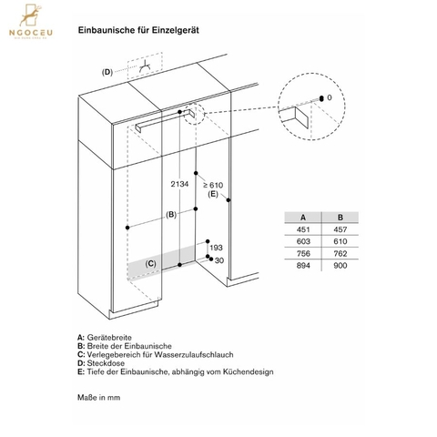 Tủ bảo quản rượu vang Vario Expressive Gaggenau RVW467170