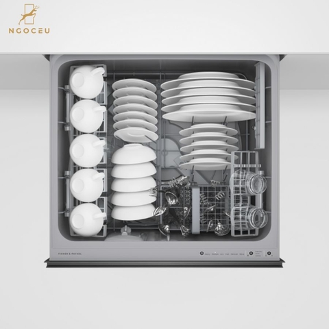 Máy rửa bát đôi thông minh Fisher Paykel Dish Drawer DD60D4HNB9 Series 9 - Mặt Thép không gỉ màu đen