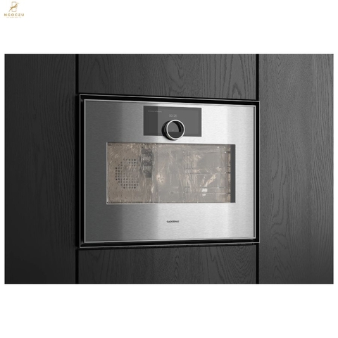 Lò nướng kèm hấp cánh phải Gaggenau Expressive GS450120 - Màu Khói