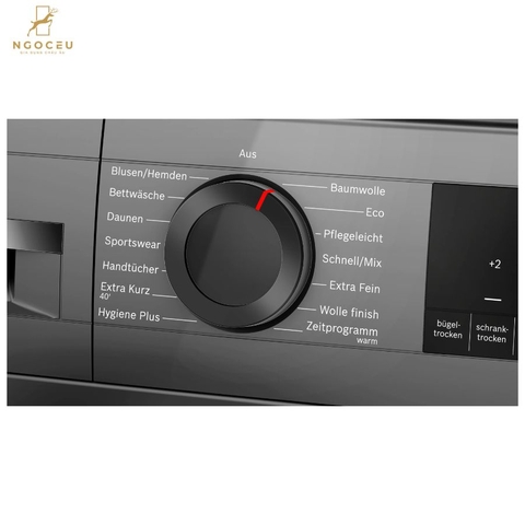 Máy sấy bơm nhiệt 9kg Bosch WQG243DR10 - Serie 6