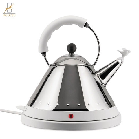 Ấm Siêu Tốc Quai Trắng Alessi - MG32