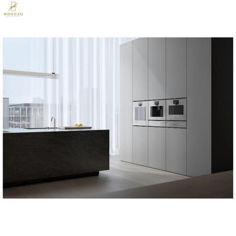 Lò nướng kèm hấp cánh phải Gaggenau Minimalistic GS250130 Sterling