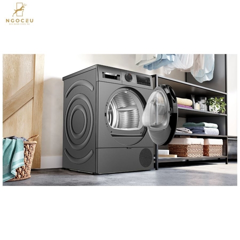 Máy sấy bơm nhiệt 9kg Bosch WQG243DR10 - Serie 6
