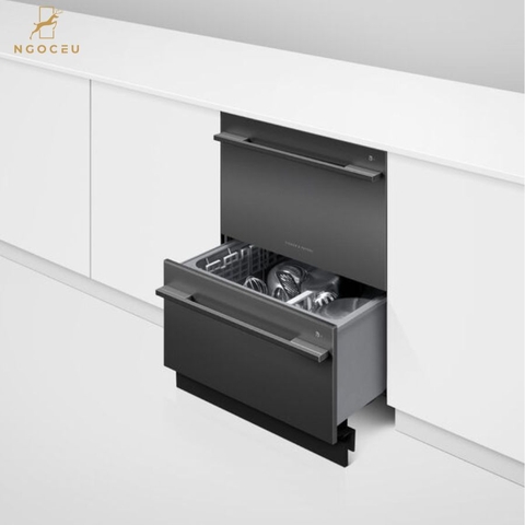Máy rửa bát đôi thông minh Fisher Paykel Dish Drawer DD60DDFHB9 Series 9 - Mặt Thép không gỉ màu đen