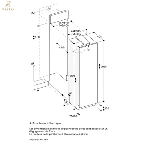 Tủ đông Vario Expressive 516L - Gaggenau RVF477190