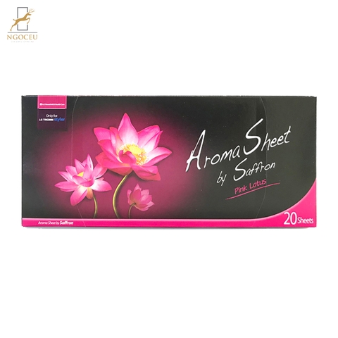 Giấy thơm Aroma sheet dùng cho máy giặt khô LG styler - Mùi Hoa Sen