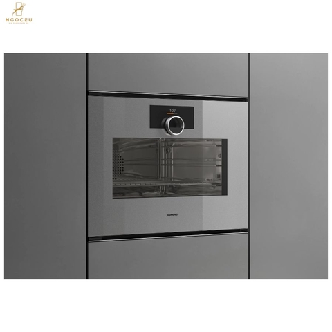 Lò nướng kèm hấp cánh phải Gaggenau Minimalistic GS240130 Sterling