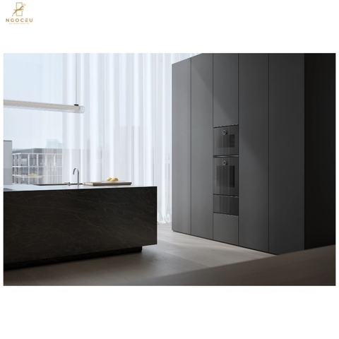 Lò nướng kèm hấp cánh phải Gaggenau Minimalistic GS250100 Onyx