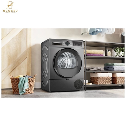 Máy sấy bơm nhiệt 9kg Bosch WQG243DR10 - Serie 6
